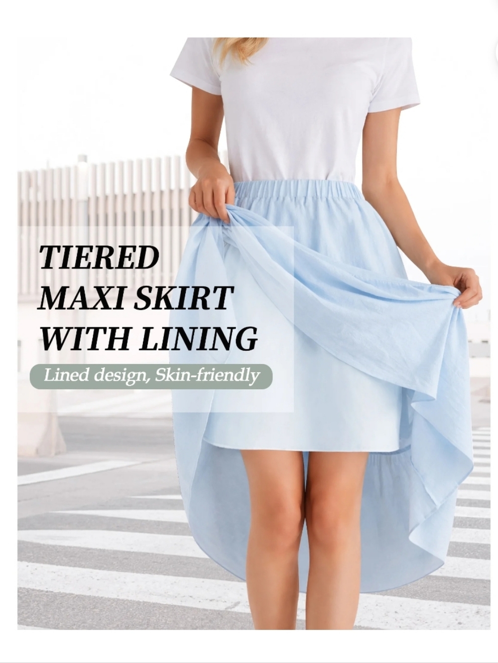 Maxi Skirt With Pockets - Picture 3 of 8